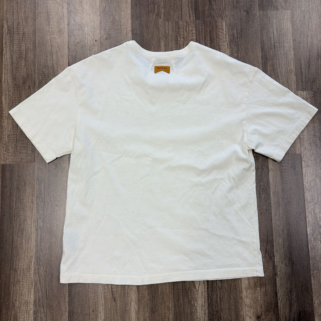 Rhude Grand Prix Cream Shirt