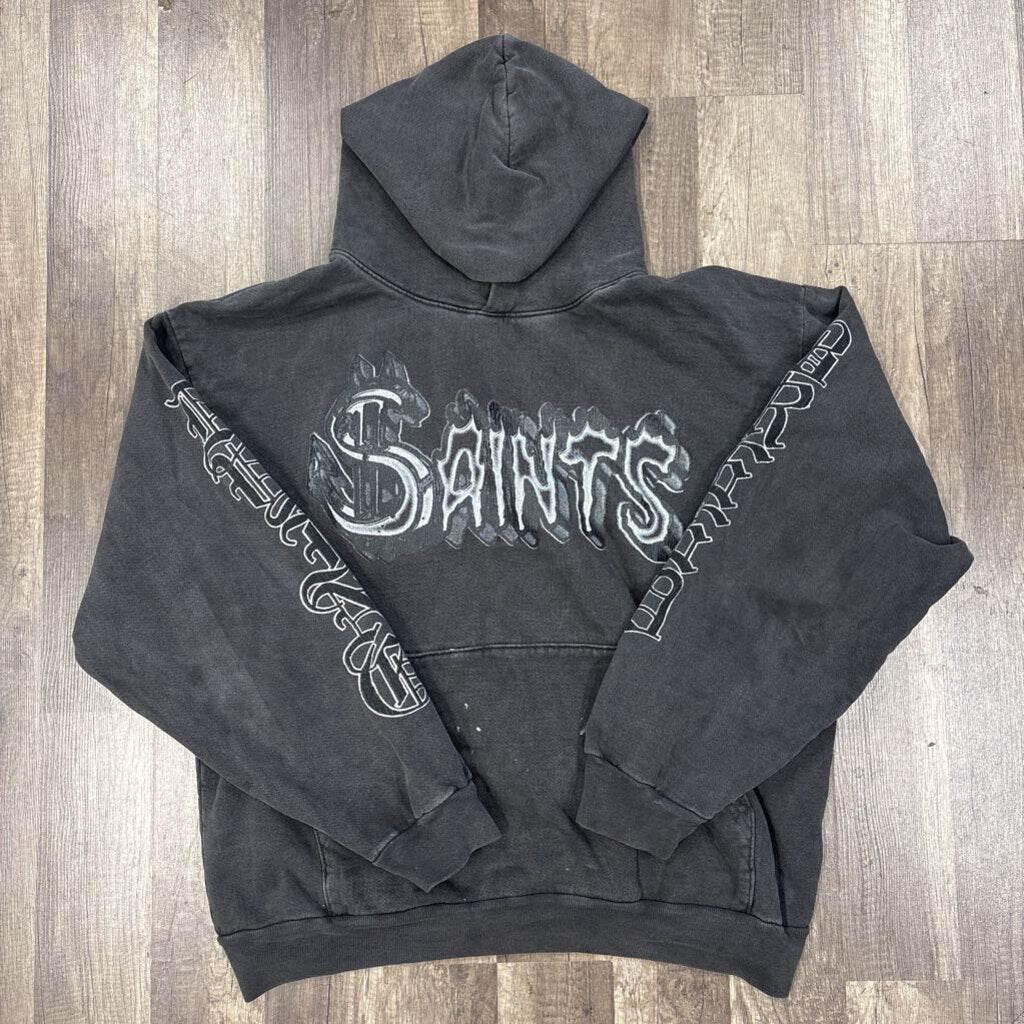 Saints dying bred logo hoodie