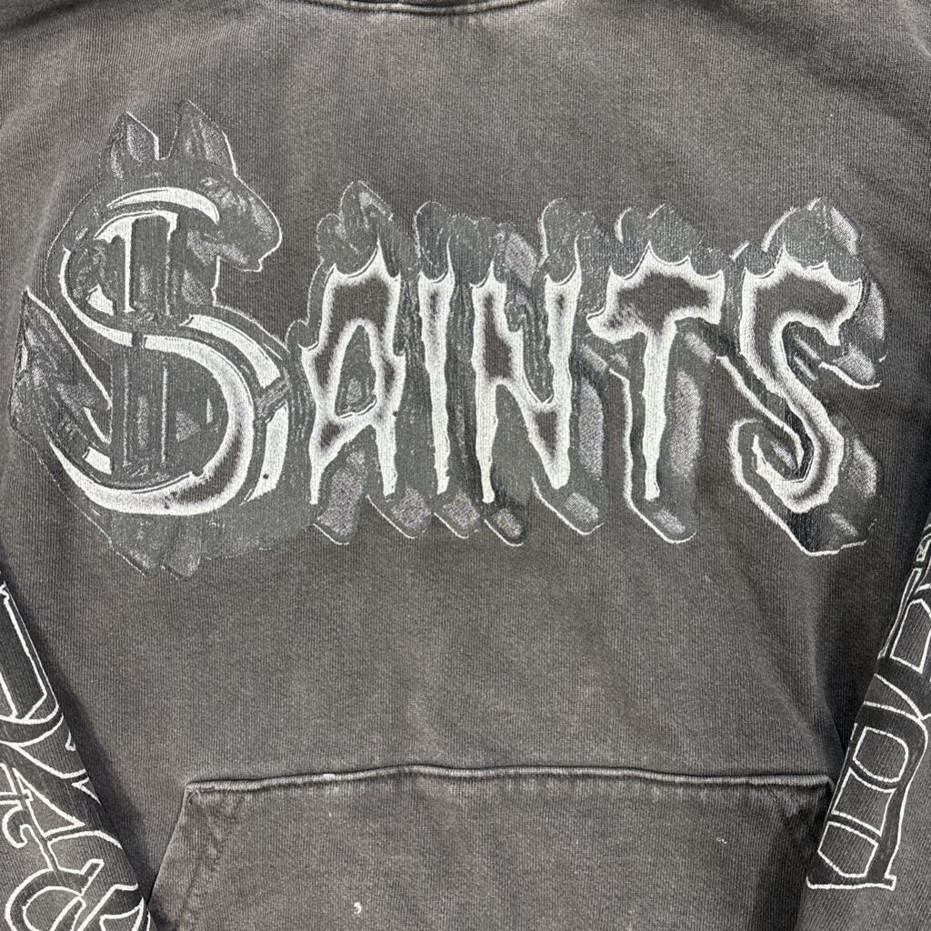 Saints dying bred logo hoodie