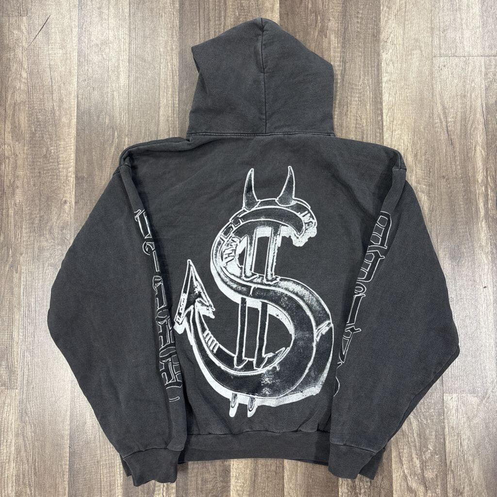 Saints dying bred logo hoodie