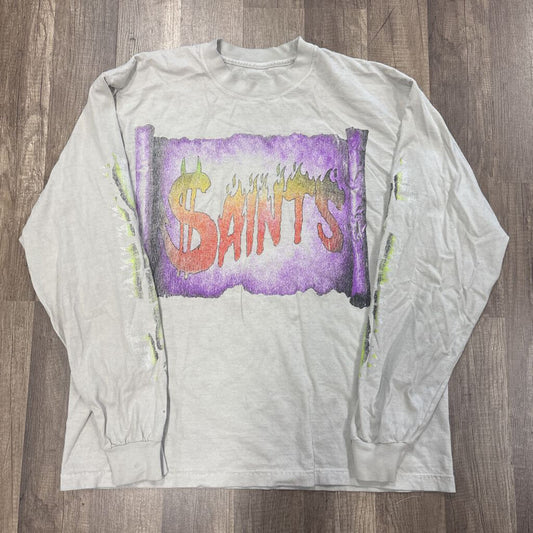 Saints multi color logo L/S shirt