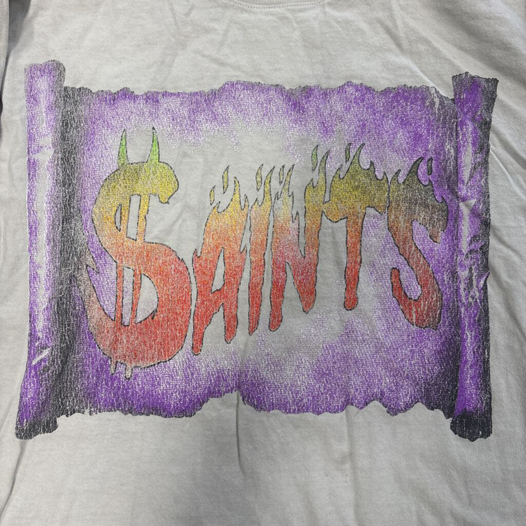 Saints multi color logo L/S shirt