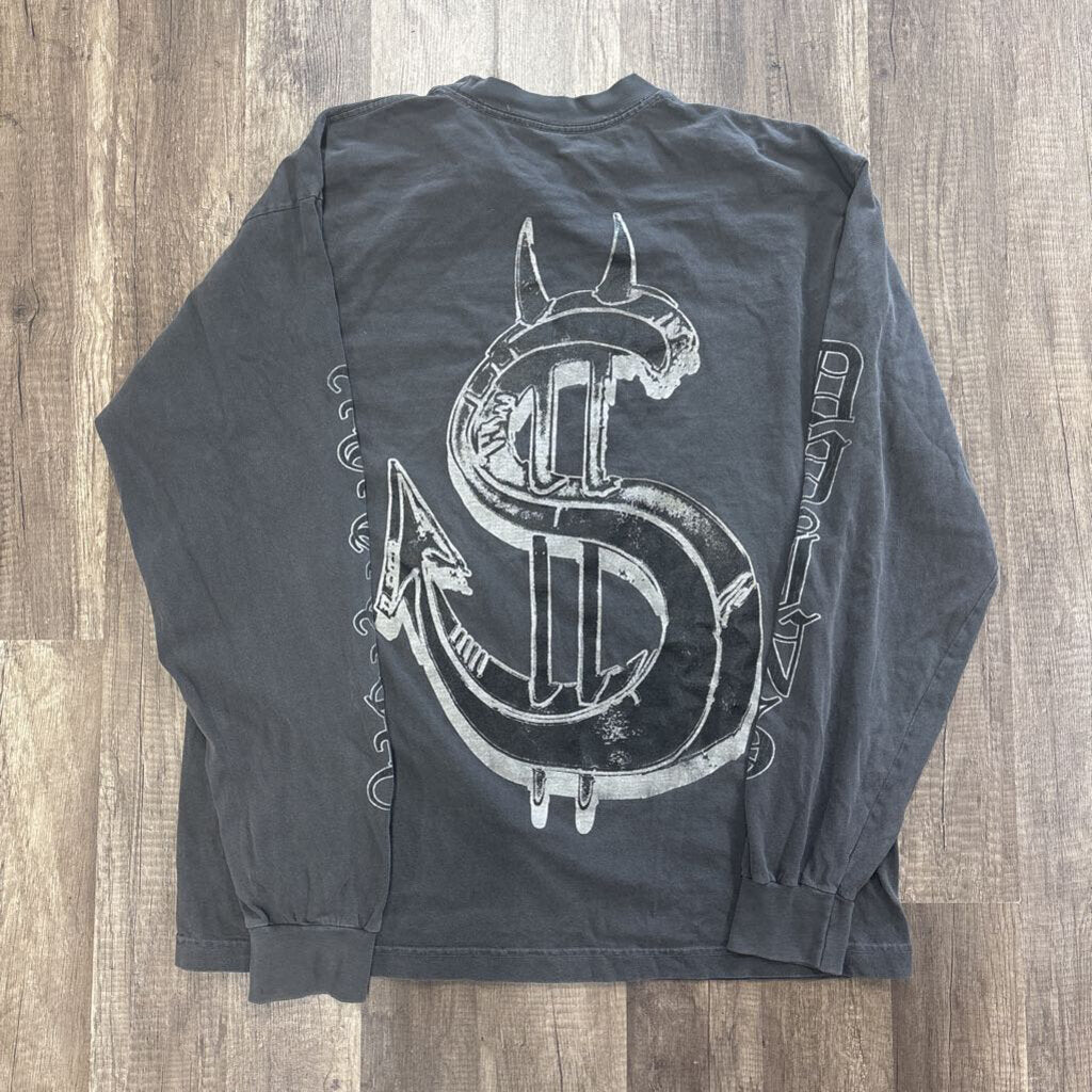 Saints grey dying breed logo L/S shirt