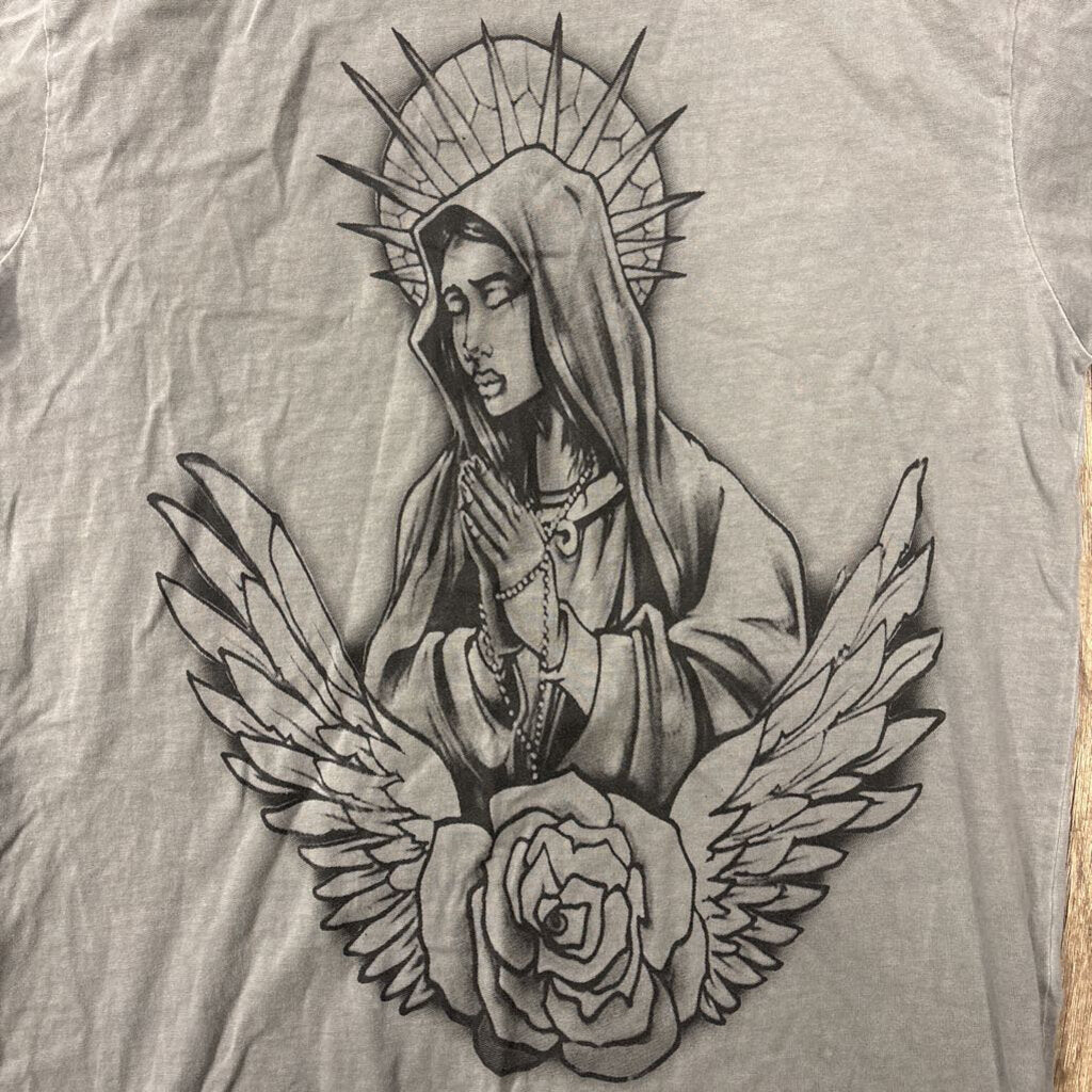 Saints world marry grey shirt