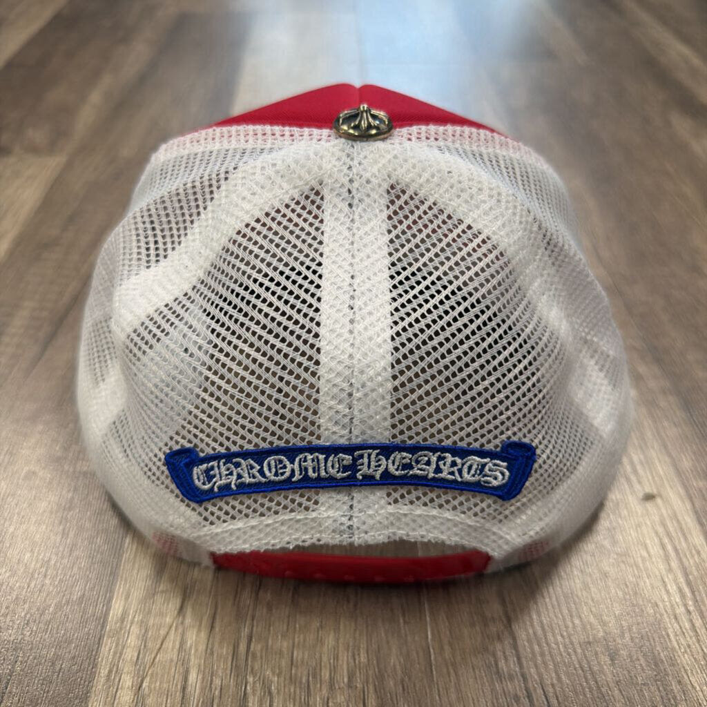 Chrome hearts red white blue Hollywood trucker
