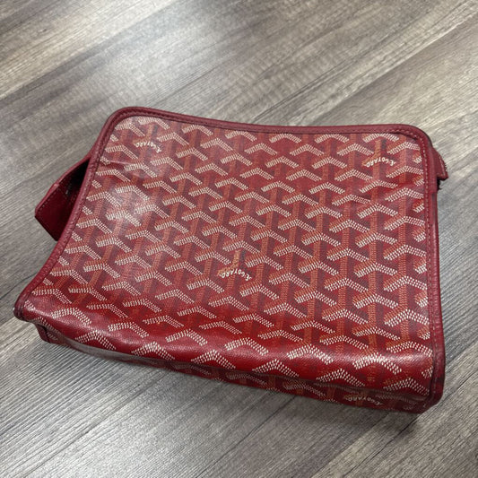 Goyard Red Toiletry Bag