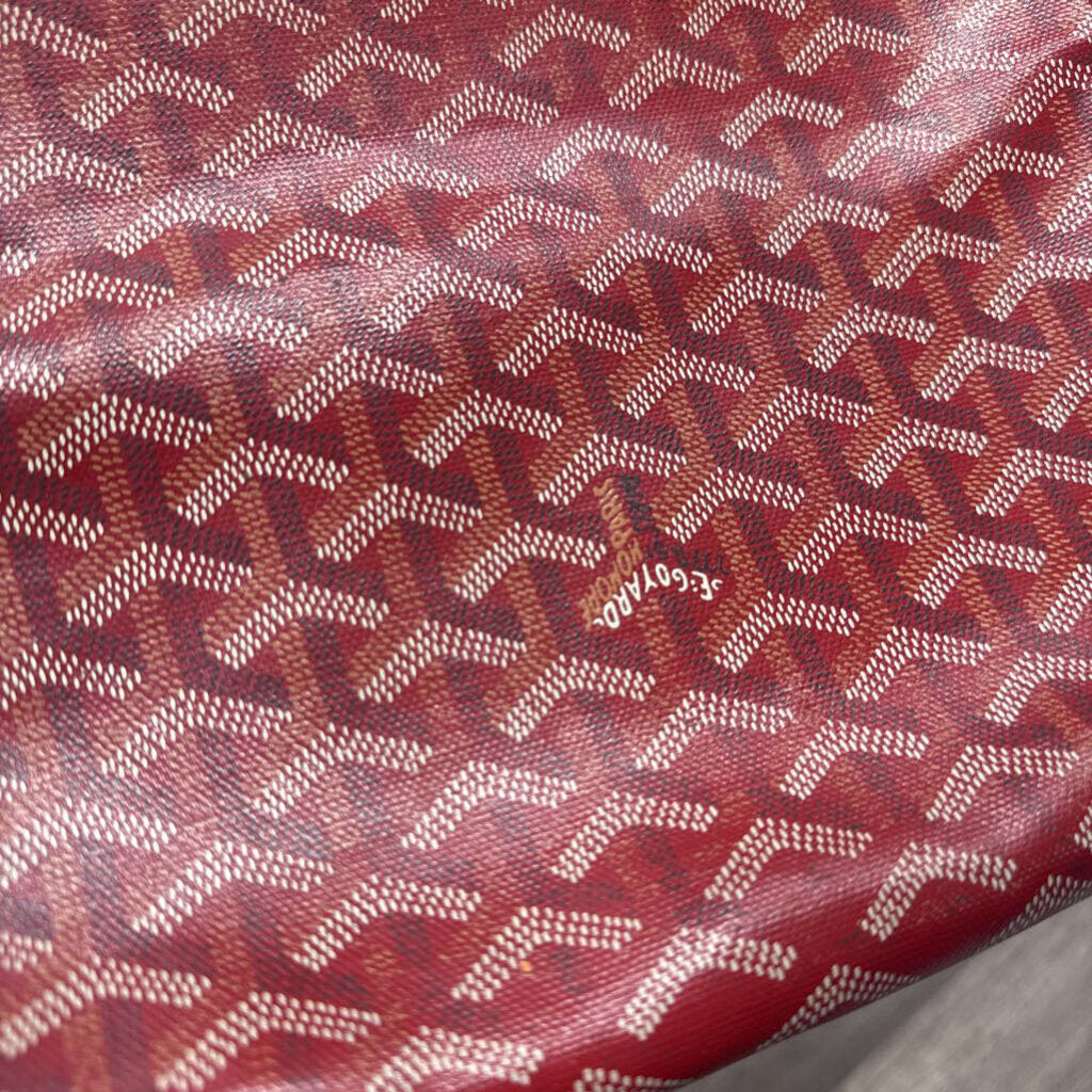 Goyard Red Toiletry Bag
